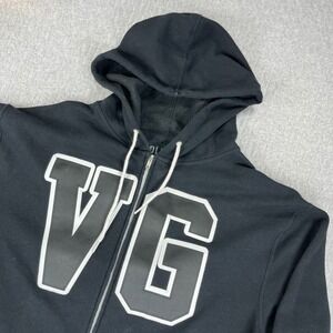 Violent Gentlemen Zip Up Hoodie Men XXL Black VG Sweatshirt urban streetwear
